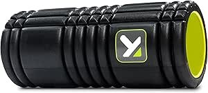 Rouleau de massage foam roller noir pour récupération musculaire