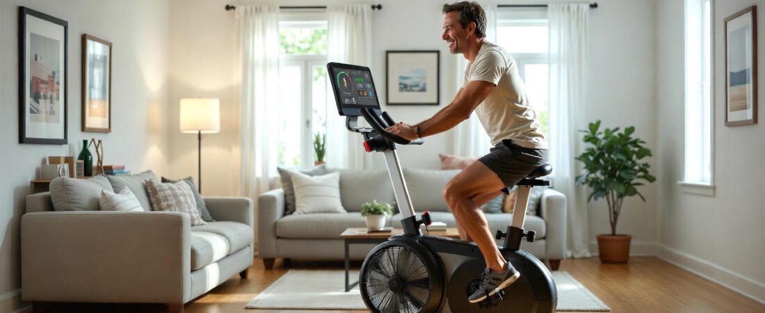 Vélo d&rsquo;appartement connecté : Pédalez chez vous