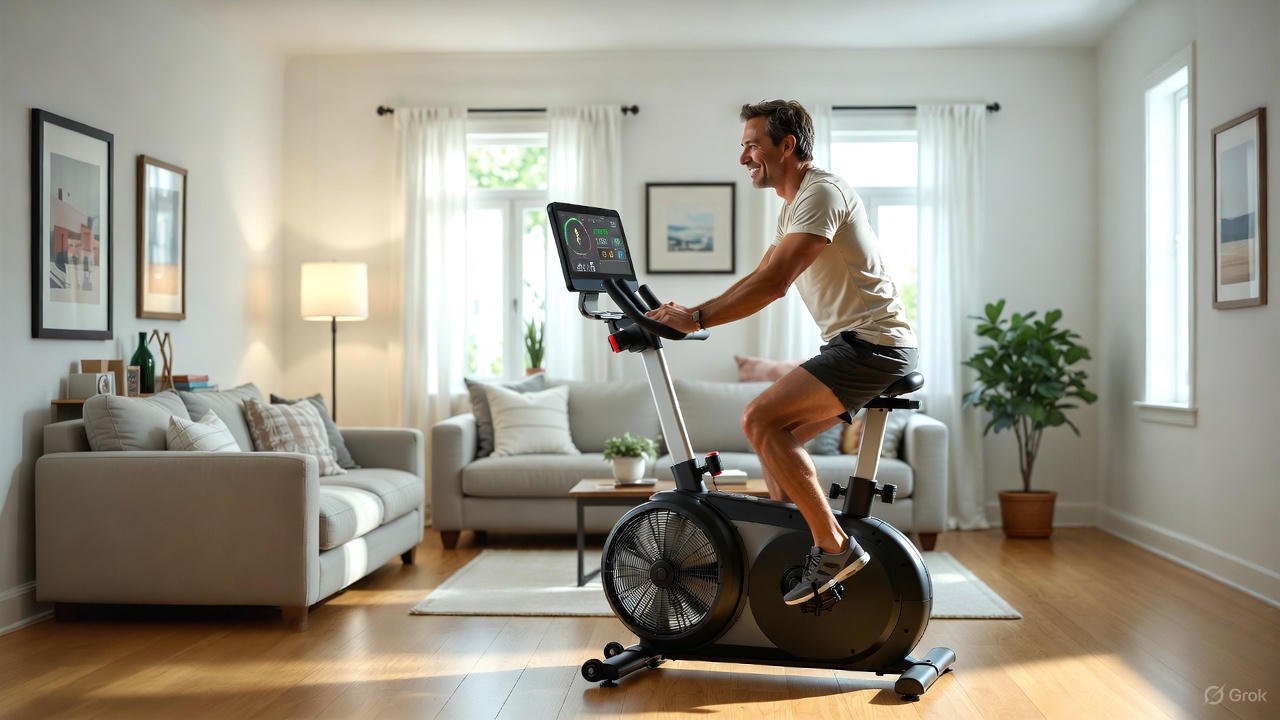 Vélo d’appartement connecté : Pédalez chez vous