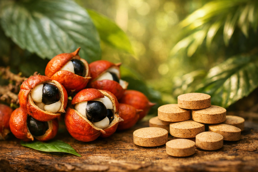 Graines de guarana avec supplément