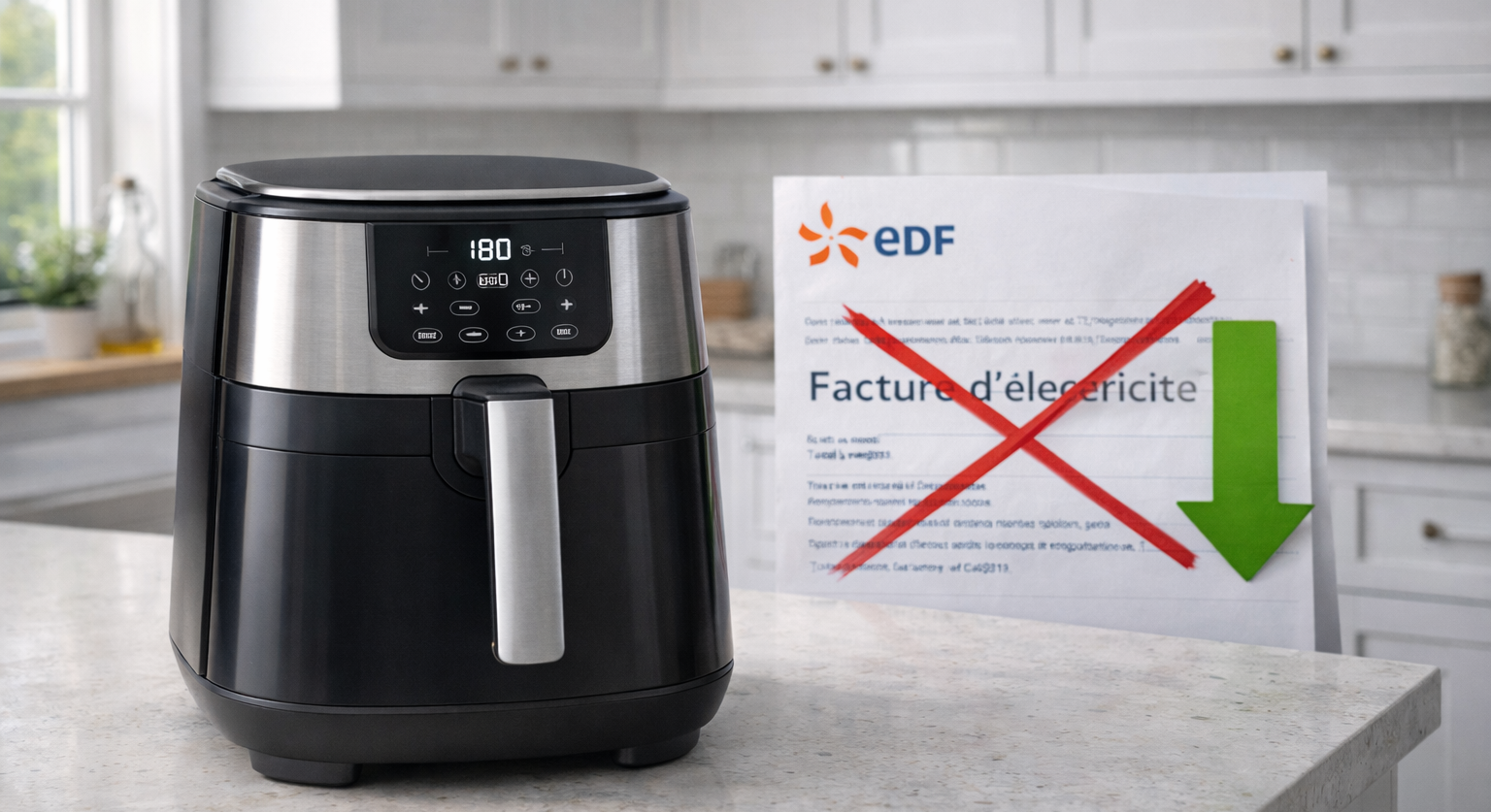 Airfryer économie électricité : 228€ d’économies par an