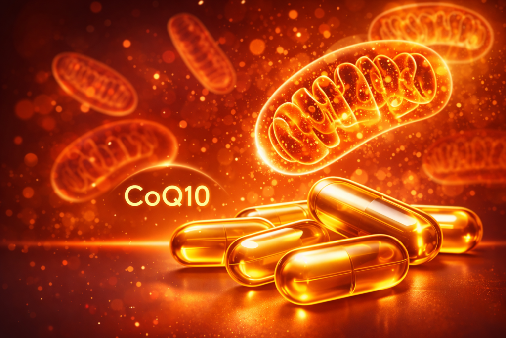 Complément alimentaire vitalité coenzyme Q10 pour énergie cellulaire